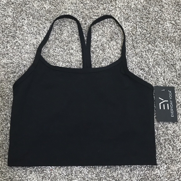 Black Crop Top - Picture 1 of 4